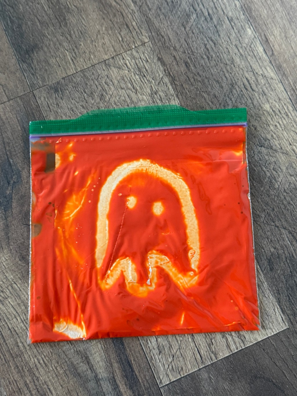 The Secret is Under the Paint: A No-Mess Prewriting Activity